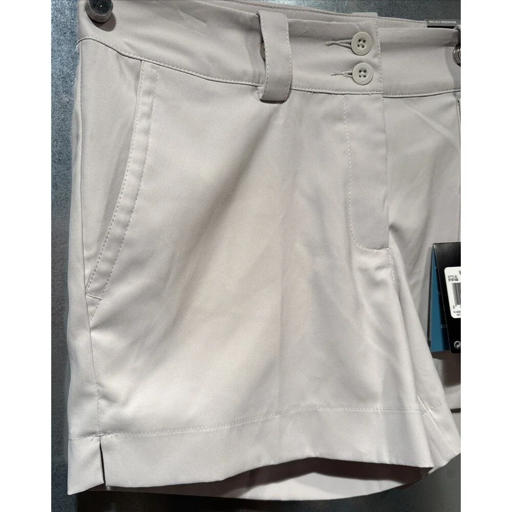 Nike Golf Tour Performance Dri-Fit “Modern Rise” Bermuda Shorts Womens Sz 4 NWT